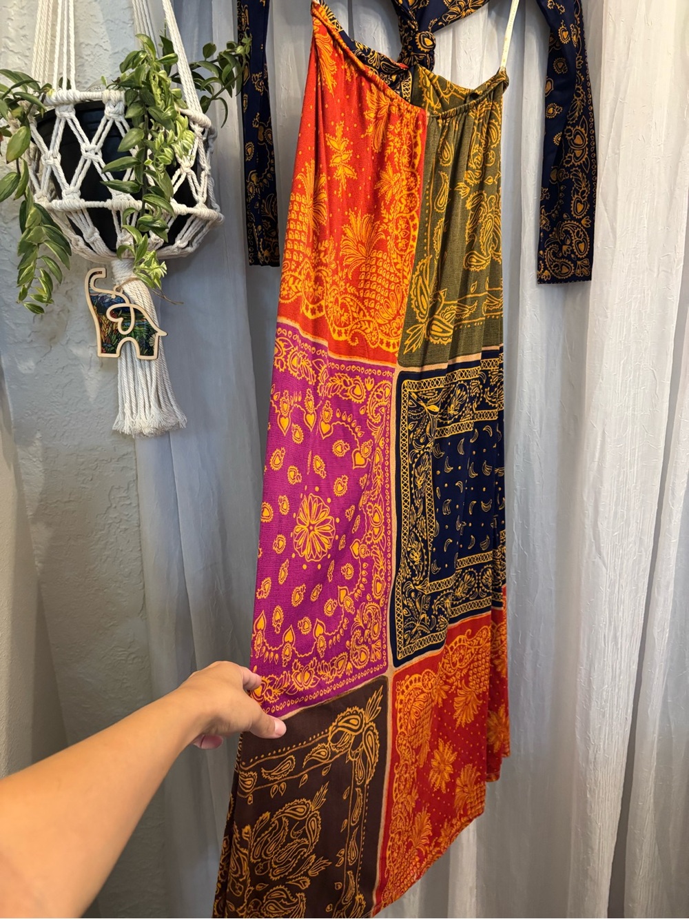 Farm Rio Patchwork Dress - Picture 8 of 14